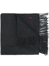 embroidered logo scarf  Maison Kitsuné