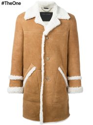 пальто с отделкой из овчины Marc Jacobs