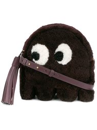 'Eyes' shearling crossbody bag Anya Hindmarch