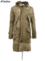 distressed parka Greg Lauren
