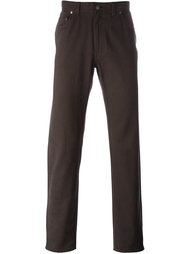 брюки из саржи  Brioni