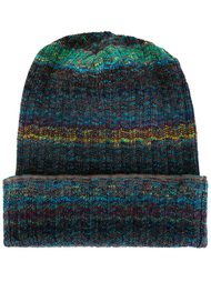 шапка-бини 'Zig Zag &amp; Stripe Mix Knit' Missoni
