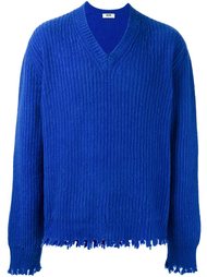 свитер с необработанными краями   MSGM