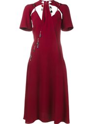 drape back detail dress Christopher Kane