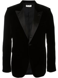 бархатный блейзер Saint Laurent
