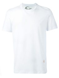 embroidered logo T-shirt Raf Simons