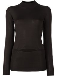 cut-out funnel neck jumper Stella McCartney