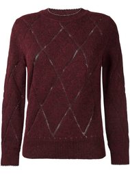 argyle style knit jumper Isabel Marant