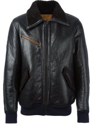 leather bomber jacket Golden Goose Deluxe Brand