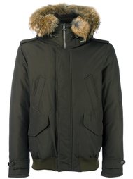 куртка на молнии с капюшоном Woolrich