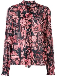 рубашка с принтом Вестерн Just Cavalli