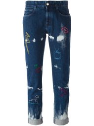 джинсы 'Boyfriend' с вышивкой Stella McCartney