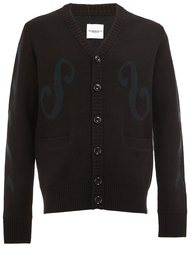 embroidered button cardigan The Soloist