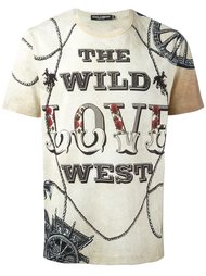футболка с принтом 'Wild love' Dolce &amp; Gabbana