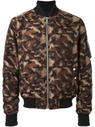 camouflage bomber jacket Public School