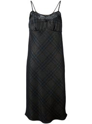 платье на бретелях с кружевной панелью Maison Margiela
