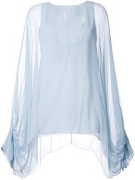 блузка с объемными рукавами Chloé
