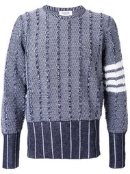striped arm sweater Thom Browne