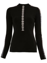 geometric trim knitted top Peter Pilotto