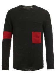cashmere colour block sweater The Elder Statesman