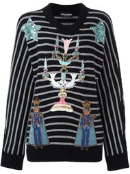 декорированный свитер  Dolce &amp; Gabbana