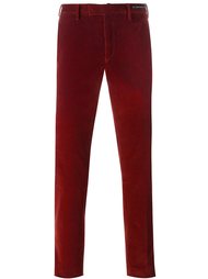 вельветовые брюки кроя слим Pt01