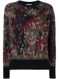 свитер с абстрактным принтом Moncler