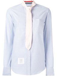 рубашка на пуговицах с завязкой на горловине Thom Browne