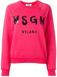 толстовка с логотипом  MSGM