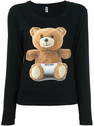 толстовка с принтом 'teddy bear' Moschino