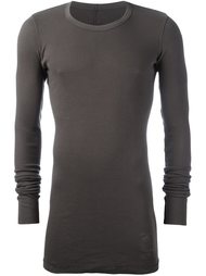 ribbed crew neck sweatshirt Rick Owens DRKSHDW