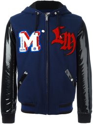 куртка-бомбер с капюшоном Love Moschino