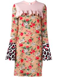 платье с оборками  MSGM