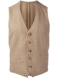 button down waistcoat Lardini