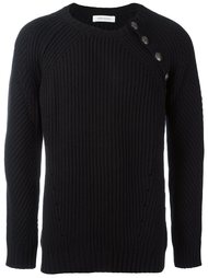 ribbed crew neck jumper Pierre Balmain