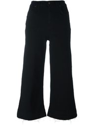 wide leg cropped jeans 7 For All Mankind