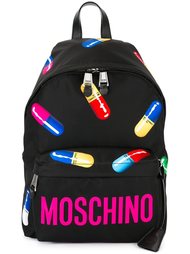 рюкзак с принтом капсул Moschino