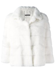 cropped fur jacket  Simonetta Ravizza