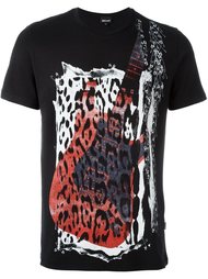 футболка с принтом гитары Just Cavalli