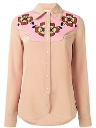 floral yoke shirt Coach