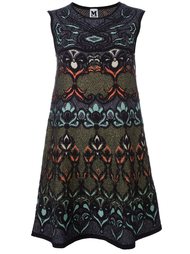 multi print shift dress M Missoni