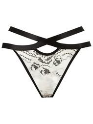 panelled lace briefs Janiero