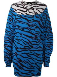 'Tiger Stripes' sweatshirt dress Kenzo