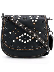 mini studded shoulder bag Coach