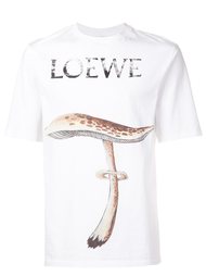 футболка с грибом и логотипом Loewe
