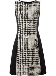 checked fitted dress Fausto Puglisi