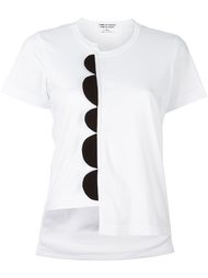 асимметричная футболка с фестонами Comme Des Garçons Comme Des Garçons