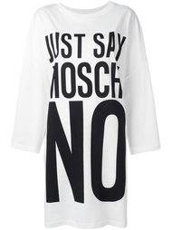 платье-футболка 'Just Say No' Moschino