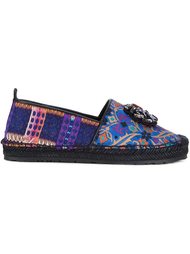 декорированные жаккардовые кроссовки Etro