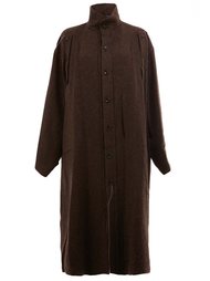 oversized single breasted coat Yohji Yamamoto